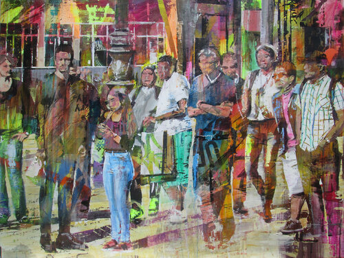 Together (No. 33) by Ivano Stocco, Painting for Sale on Singulart