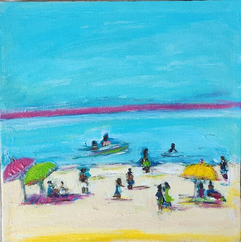 Summer Beach von Kajal Zaveri, Malerei kaufen auf Singulart