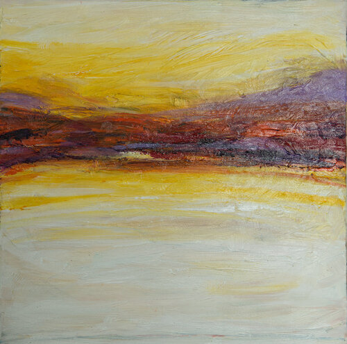 Radiant Horizon by Kajal Zaveri, 회화 for Sale on Singulart