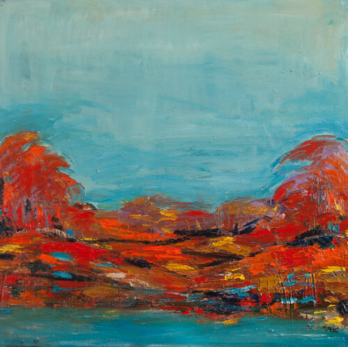Warm Embrace by Kajal Zaveri, 회화 for Sale on Singulart