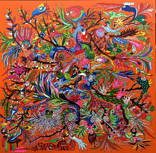 the flow of nature van Anton Afganial, Schilderij te koop op Singulart