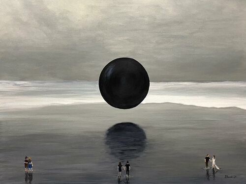 The Orb by Tom Blood, 油畫 for Sale on Singulart