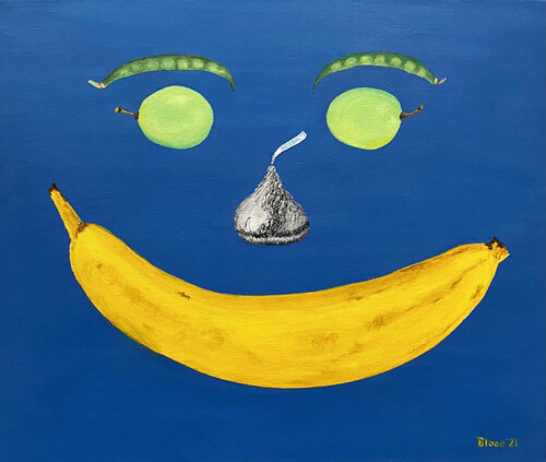 Food Face van Tom Blood, Schilderij te koop op Singulart