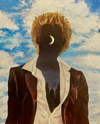 He Is The Night van Tom Blood, Schilderij te koop op Singulart