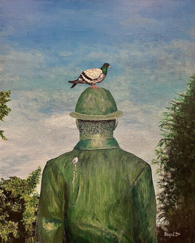 The Ultimate Indignity van Tom Blood, Schilderij te koop op Singulart