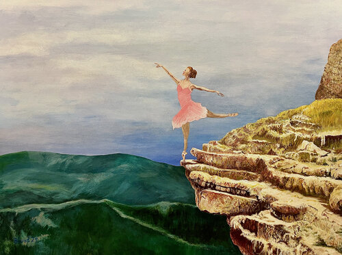A Question of Balance di Tom Blood, Pittura in vendita su Singulart