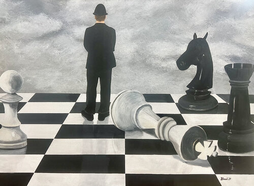 Game Over by Tom Blood, 회화 for Sale on Singulart