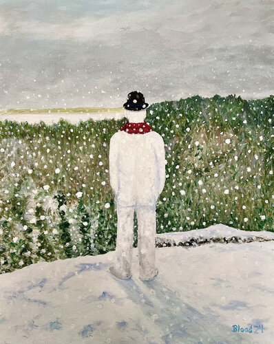 The Snow Man di Tom Blood, Pittura in vendita su Singulart
