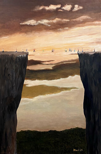 The Crossing van Tom Blood, Schilderij te koop op Singulart