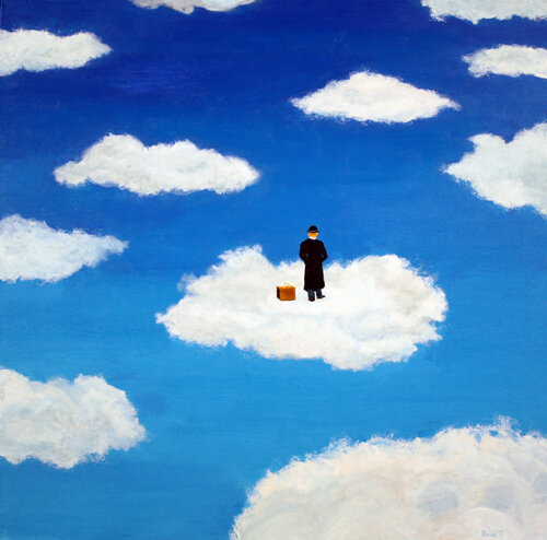 The Traveler by Tom Blood, 油畫 for Sale on Singulart