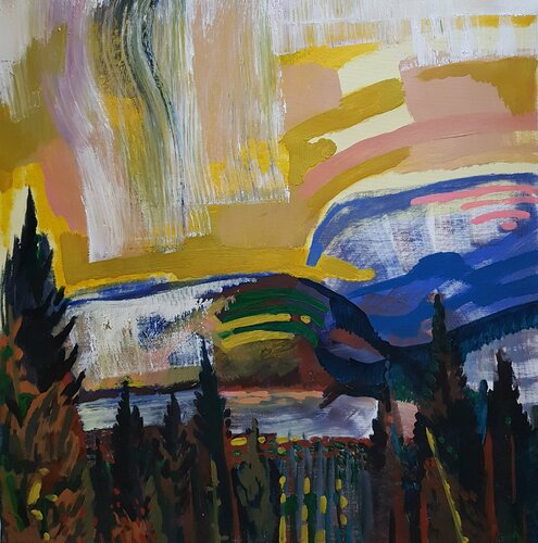 Alpine Lights von Valentina Samus, Malerei kaufen auf Singulart