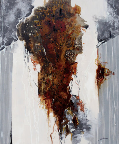 ÁFRICA ABSTRACTO 35 par Ana María González JIMÉNEZ, Peinture en vente sur Singulart