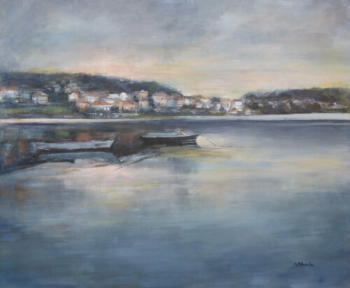 GALICIA PAISAJE by Ana María González JIMÉNEZ, Painting for Sale on Singulart
