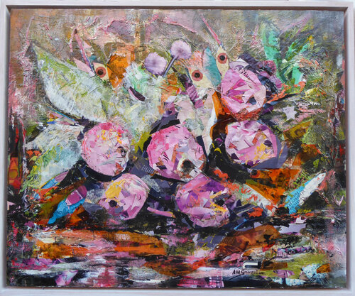 COLLAGE FLORES 3 by Ana María González JIMÉNEZ, Painting for Sale on Singulart