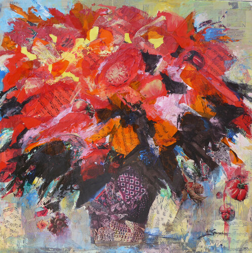 COLLAGE FLORES 4 Ana María González JIMÉNEZ