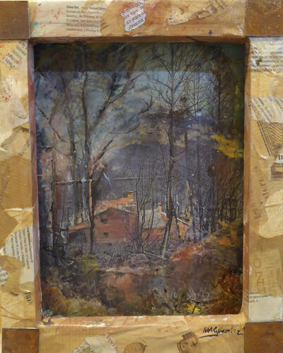 COLLAGE CASITA 1 di Ana María González JIMÉNEZ, Pittura in vendita su Singulart