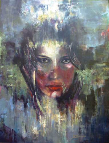 RETRATO 1 by Ana María González JIMÉNEZ, Painting for Sale on Singulart