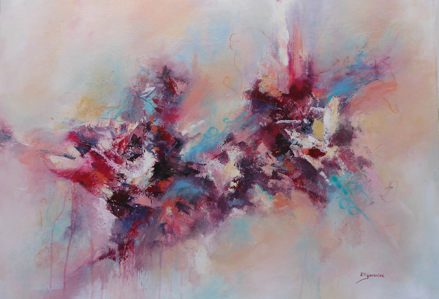 ABSTRACTO 16 Ana María González JIMÉNEZ Originalgemälde zu verkaufen
