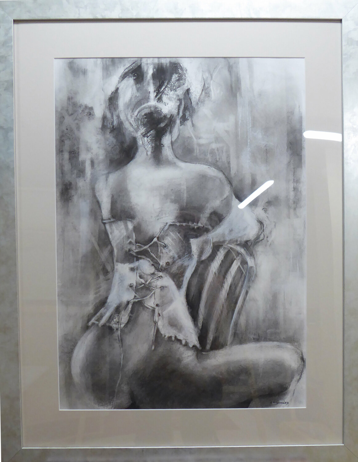 SILENCIO ATADO Ana María González JIMÉNEZ Werk auf Papier zu verkaufen