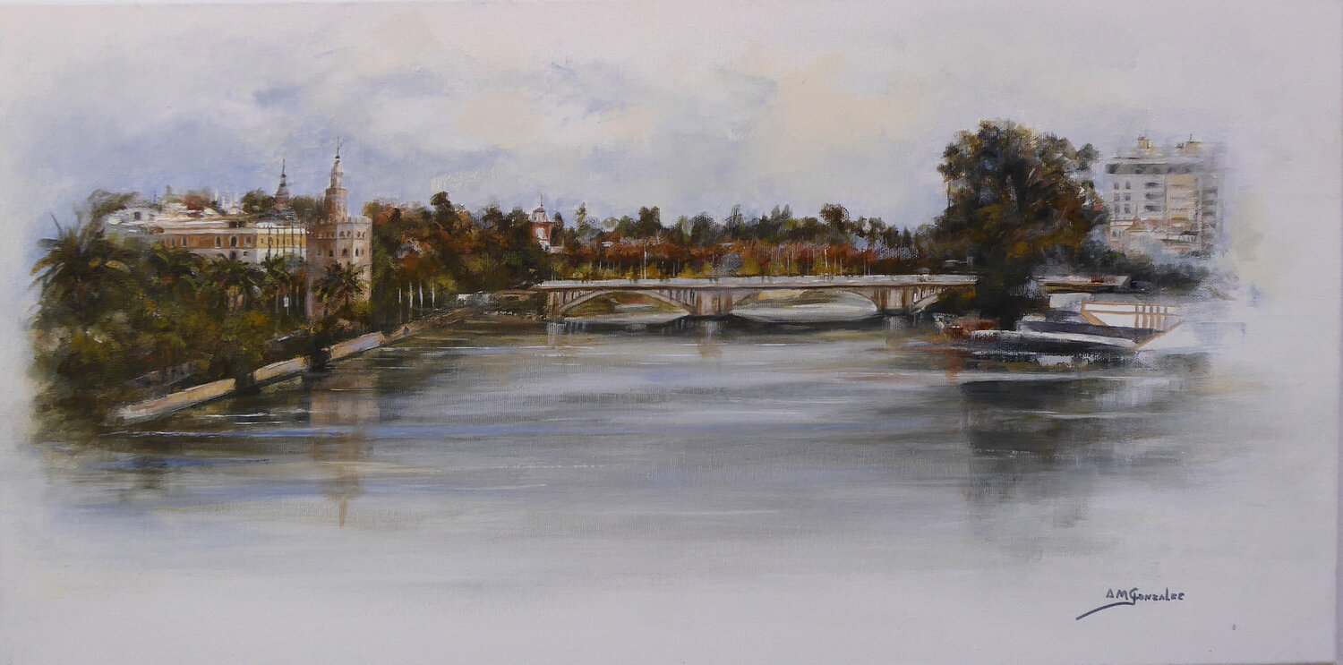 SEVILLA 32 Ana María González JIMÉNEZ Dipinto originale in vendita