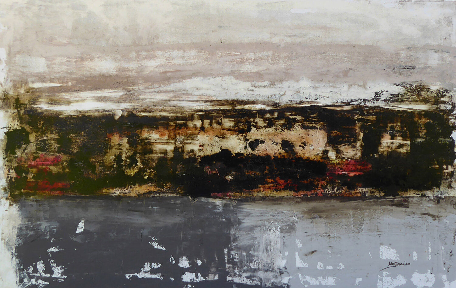 ABSTRACTO 30 Ana María González JIMÉNEZ Originalgemälde zu verkaufen
