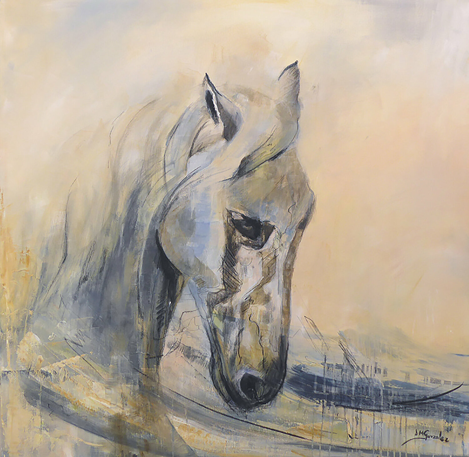 CABALLO 1 Ana María González JIMÉNEZ Originalgemälde zu verkaufen