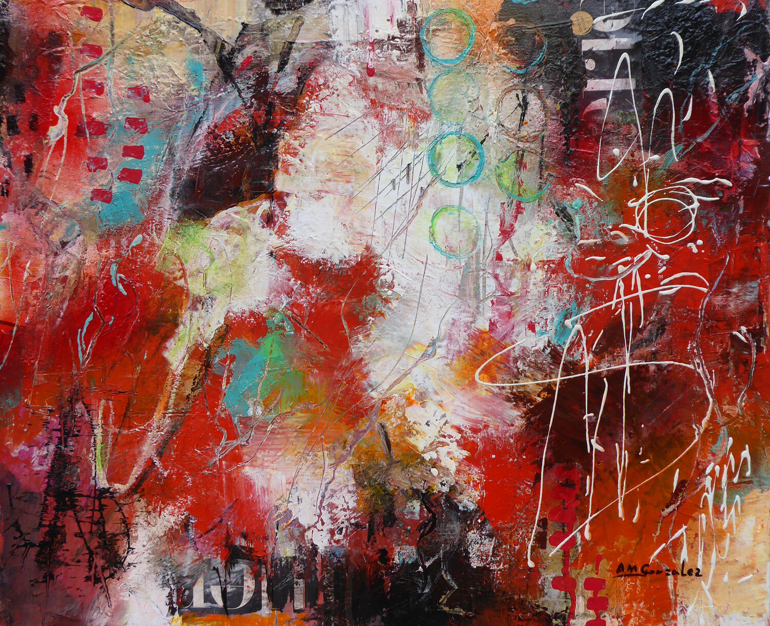 ABSTRACTO 3 Ana María González JIMÉNEZ Originalgemälde zu verkaufen