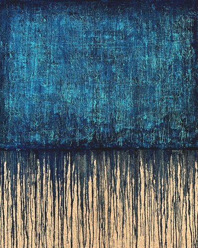 Blue No. 6 (On Cork) by Carla Sá Fernandes, Painting for Sale on Singulart