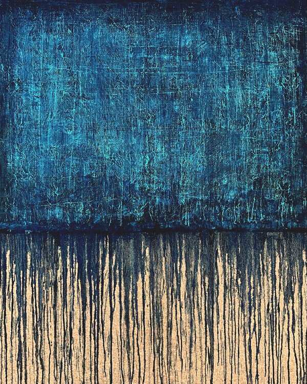 Blue No. 6 (On Cork) Carla Sá Fernandes