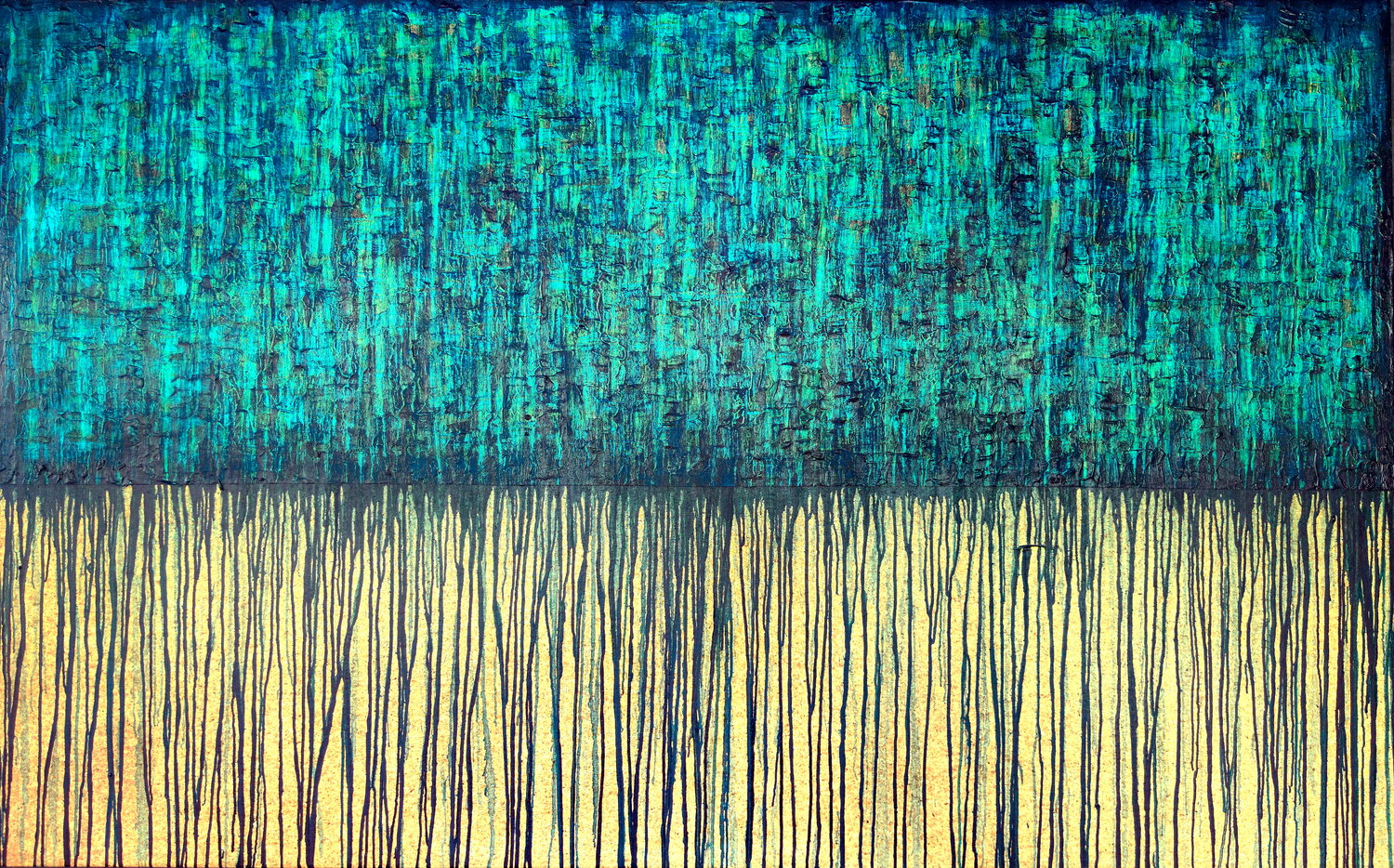 Blue No. 4 (On Cork) Carla Sá Fernandes Originalgemälde zu verkaufen