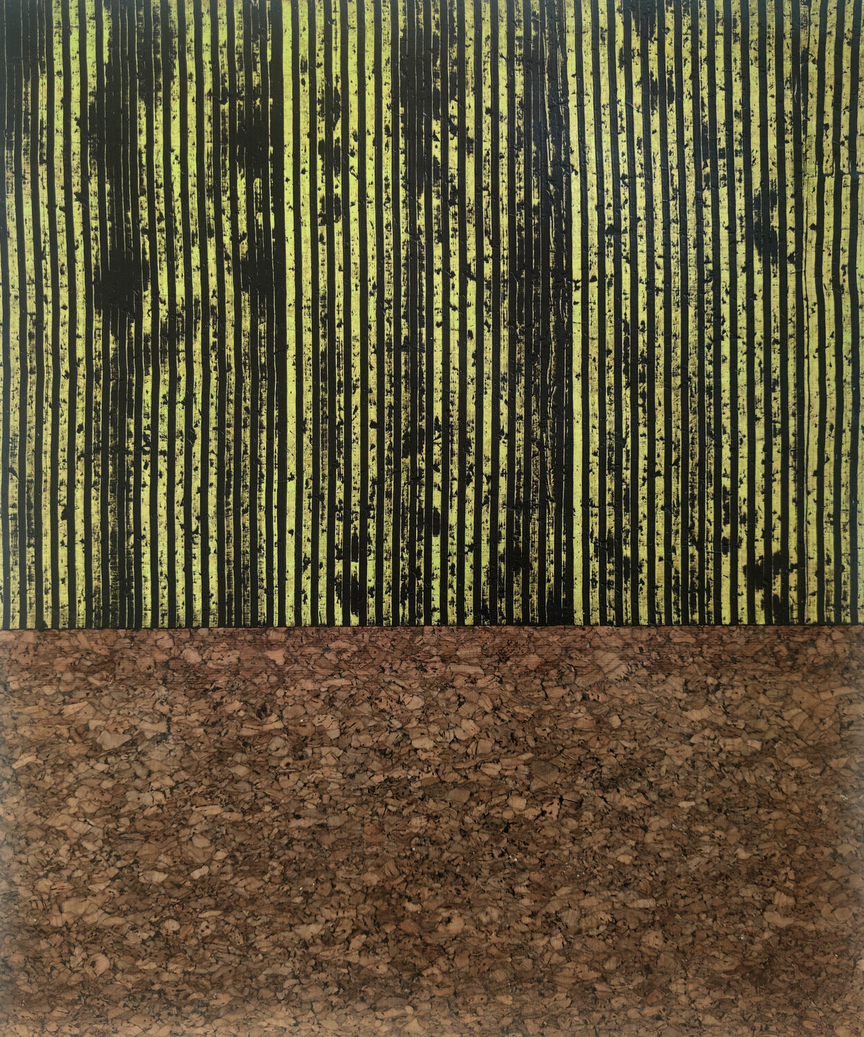 Undercover Cork No. 16 Carla Sá Fernandes Originalgemälde zu verkaufen