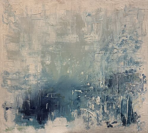 City under snow di Barbara Pastorino, Pittura in vendita su Singulart