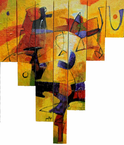 Il Giardino dell'anima van Jeanfilip, Schilderij te koop op Singulart