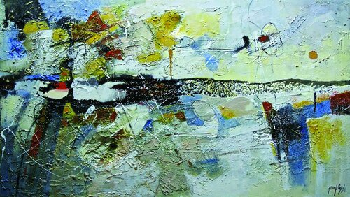 OLTRE LA LINEA de Jeanfilip, Pintura a la venta en Singulart