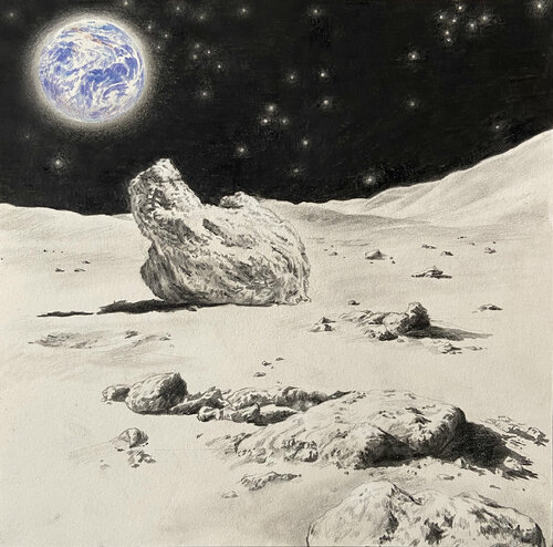 Stone for eternity par Anne Wölk, Œuvre sur papier en vente sur Singulart