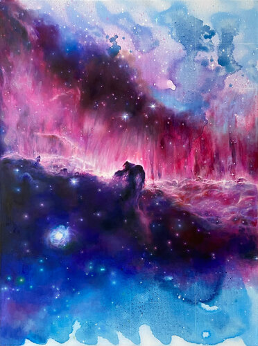 Horsehead Nebula von Anne Wölk, Malerei kaufen auf Singulart