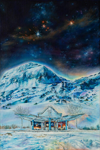 Space Experiment by Anne Wölk, Painting for Sale on Singulart