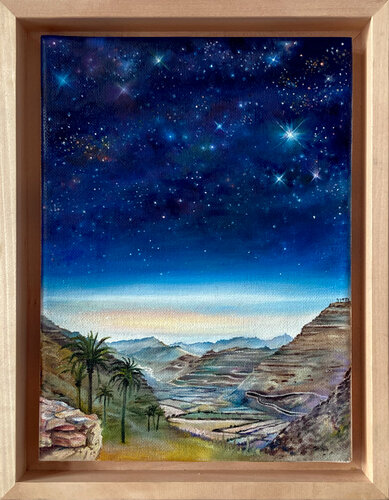 Palm Valley by Anne Wölk, Painting for Sale on Singulart