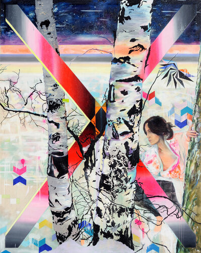Death and the Maiden (Der Tod und das Mädchen) par Anne Wölk, Peinture en vente sur Singulart