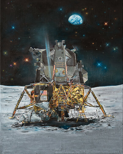 Apollo 16 von Anne Wölk, Malerei kaufen auf Singulart