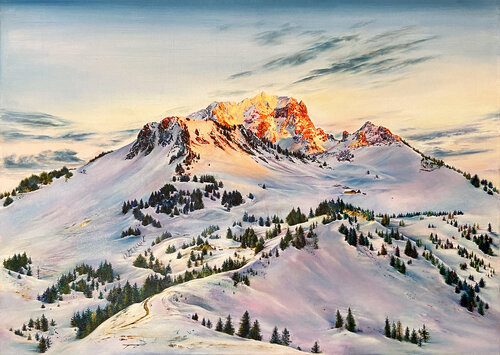 Abendlicht by Anne Wölk, Painting for Sale on Singulart