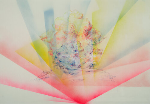 Cumulus Clouds de Anne Wölk, Pintura a la venta en Singulart