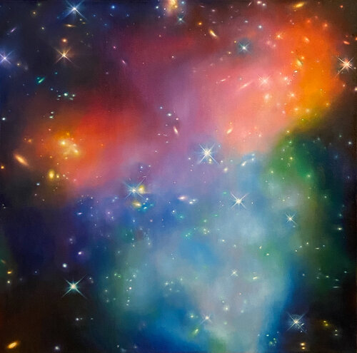 The island of stars we call home von Anne Wölk, Malerei kaufen auf Singulart