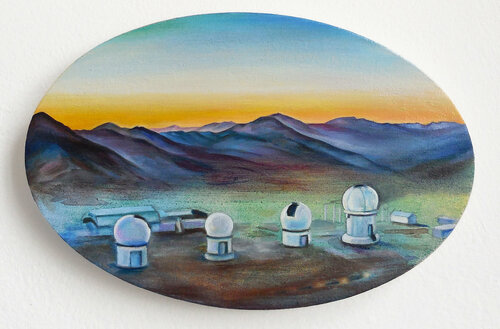 Observatorio (Observatorio El Sauce Chile) von Anne Wölk, Malerei kaufen auf Singulart