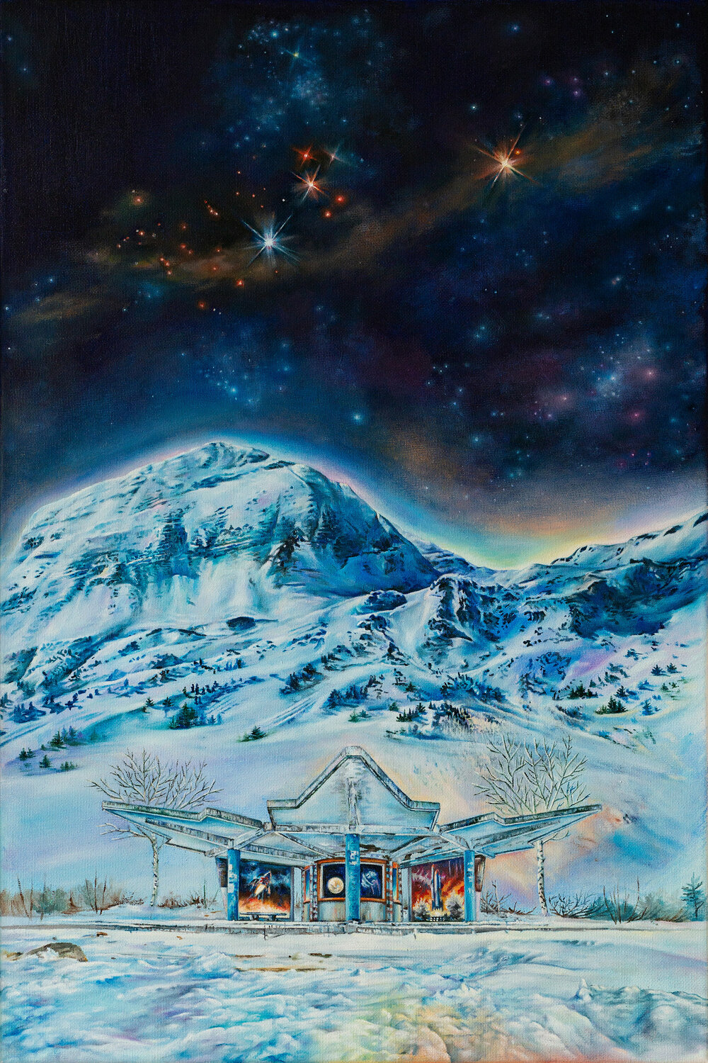 Space Experiment Anne Wölk Original painting for sale