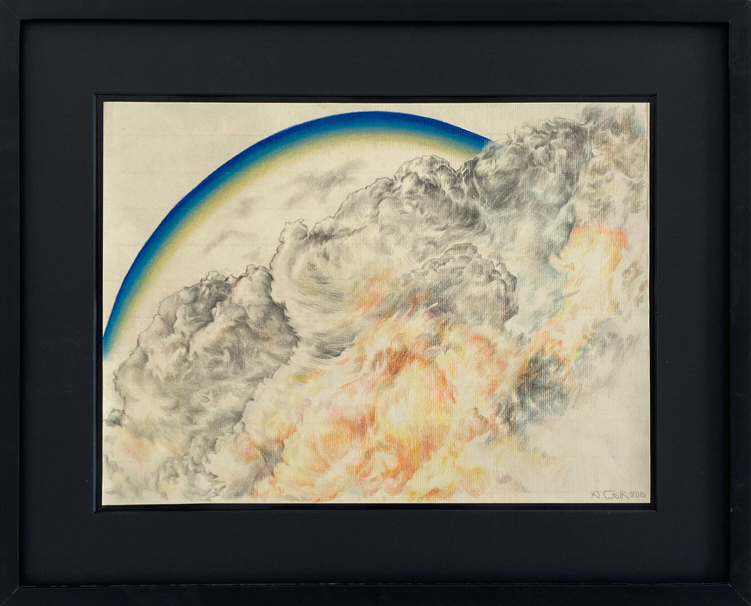 Midsummer Clouds Anne Wölk Origineel schilderij te koop