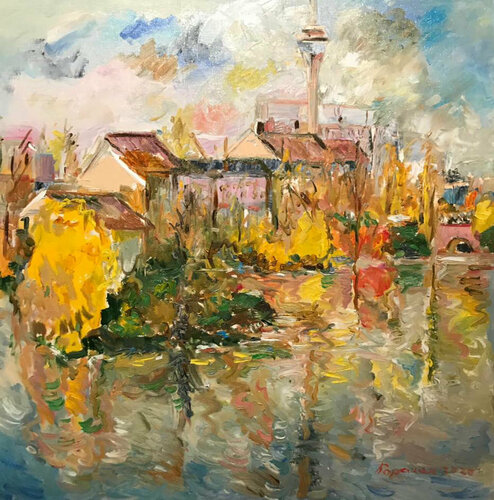 Dusseldorf by Karakhan Seferbekov, Painting for Sale on Singulart