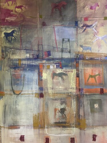 Los caballitos de Olga Armand Ugon, Pintura a la venta en Singulart