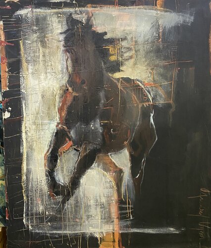 En la oscuridad de Olga Armand Ugon, Pintura a la venta en Singulart