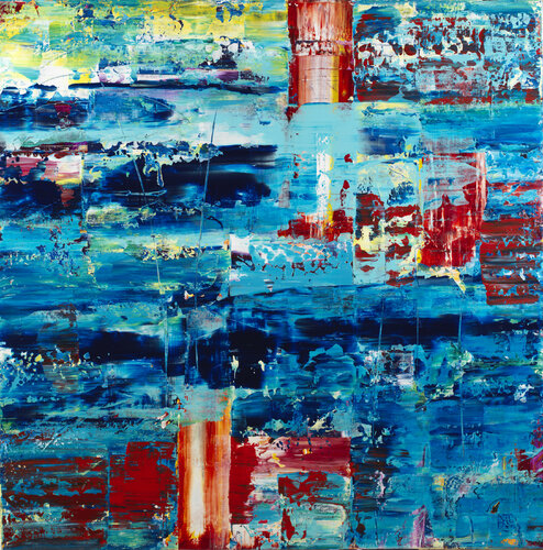 Blue Dream di Joëlle Kem Lika, Pittura in vendita su Singulart